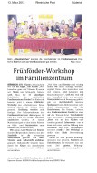 2012.03.13 - Rheinische Post - Frühförder-Workshop im Familienzentrum - GesErn - Büderich - RW