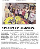 2012.10.17 - Westfälischer-Anzeiger - Alles dreht sich ums Gemüse - GesErn - Hamm - RW