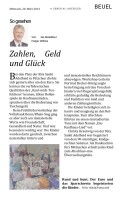 2013.03.20 - Generalanzeiger - Zahlen Geld und Glück - ZaGuG - Pützchen - VoBa Bonn