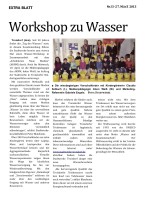 2013.03.27 - Extra-Blatt - Workshop zu Wasser - Wasser - Troisdorf - Stadtwerke Troisdorf