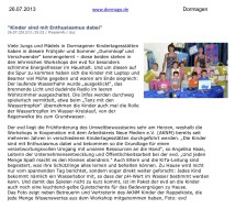 2013.07.26 - www.dormago.de - Kinder sind mit Enthusiasmus dabei - Wasser - Dormagen - EVD