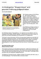 2014.03.13 - www.rga-online.de - Im Kindergarten Wuppermäuse wird gesunde Ernährung großgeschrieben - GesErn - Remscheid - RW