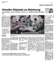 2014.03.15 - Kölnische-Rundschau - Virtueller Obstsalat zur Belohnung - GesErn - Iversheim - RW