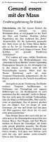 2014.03.25 - Rhein-Neckar-Zeitung - Gesund essen mit der Maus - GesErn - Schriesheim - RSW