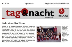 2014.04.01 - tag&nacht-Ausgabe-2 - Mehr Wissen über Wasser - Wasser - Bergisch-Gladbach-Nußbaum - BELKAW