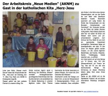 2014.04.05 - Rundblick-Troisdorf - Der ArbeitskreisNeueMedien AKNM zu Gast in der katholischen Kita Herz-Jesu - Wasser - Troisdorf - Stadtw Troisdorf