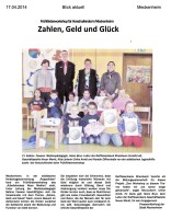 2014.04.17 - Blick-aktuell - Zahlen, Geld und Glück - ZaGuG - Meckenheim - RB Rheinbach-Voreifel