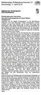 2014.04.17 - Stadtanzeiger-Phillippsburg - Richtig essen kann man lernen - GesErn - Phillippsburg - RSW