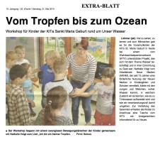 2014.05.31 - EXTRA-BLATT - Vom Tropfen bis zum Ozean - Wasser - Lohmar - WTV