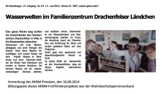 2014.06.14 - Wir Wachtberger - Wasserwelten im Familienzentrum Drachenfelser Ländchen - WW - Wachtberg-Villip - WTV