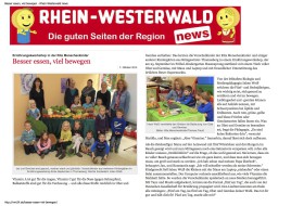 2014.10.07 - Rhein-Westerwald-news - Besser essen viel bewegen - GesErn - Königswinter - PKW-Bock