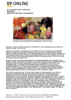 2014.11.20 - RP-Online - Gesunde Ernährung im Kindergarten - GesErn - Rheinberg - PKDo-Kaufpark