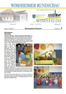2015.04.17 - Mitteilungsblatt Wimsheim KW16 - Kindergarten Wimsheim - GesErn - Wimsheim - RSW