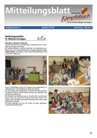 2015.05.07 - Mitteilungsblatt Gemeinde Kämpfelbach - Kindertagesstätte St. Michael Ersingen - GesErn - Kämpfelbach - RSW