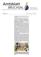 2015.05.21 - Amtsblatt Bruchsal - Zahlen, Geld und Glück am Kindergarten - ZaGuG - Bruchsal - VoBa Bruchsal-Bretten