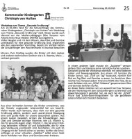 2015.10.29 - Mitteilungsblatt Bad Schönborn - Workshops zum Thema Gesunde Ernährung - GesErn - Bad Schönborn - RSW