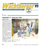 2015.12.05 - Wir Wachtberger Nr.49 KinderWELT - Rund ums Geld - ZaGuG - Wachtberg-Villip - VoBa-Wachtberg