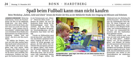 2015.12.15 - General-Anzeiger-Bonn - Spass beim Fussball kann man nicht kaufen - ZaGuG - Bonn - VoBa-Bonn