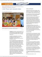 2016.11.19 - morgenweb.de Schwetzinger Zeitung - Lieber Wasser statt Limonade trinken - GesErn - Oftersheim - Privat