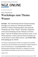 2016.05.09 - rp-online.de - Workshops zum Thema Wasser - Wasser - Dormagen - evd