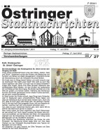 2016.06.17 - Östringer Stadtnachrichten Nr. 24 - Schulanfänger Kiga St. Ulrich lernen Umgang mit Geld - ZaGuG - Östringen - VoBa Bruchsal-Bretten
