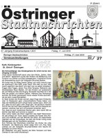 2016.06.17 - Östringer Stadtnachrichten Nr. 24 - Schulanfänger Kiga St. Ulrich lernen Umgang mit Geld - ZaGuG - Östringen - VoBa Bruchsal-Bretten