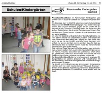 2016.07.14 - Amtsblatt Sulzfeld KW28 - Kommunaler Kiga Sulzfeld - ZaGuG - Sulzfeld - VoBa Bruchsal-Bretten