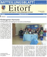 2017.03.24 - Mitteilungsblatt Eitorf - Die Rappelkiste des Kiga Harmonie und das Wasser - Wasser - Eitorf - WTV
