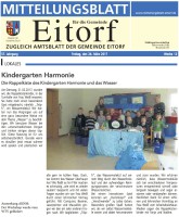 2017.03.24 - Mitteilungsblatt Eitorf - Die Rappelkiste des Kiga Harmonie und das Wasser - Wasser - Eitorf - WTV