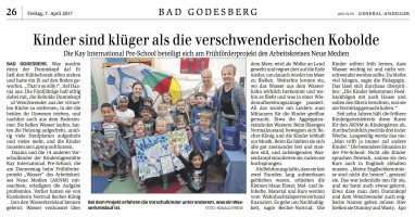 2017.04.07 - General-Anzeiger Bonn - Kinder sind klüger als die verschwenderischen Kobolde - Wasser - Bonn-Bad-Godesberg - WTV