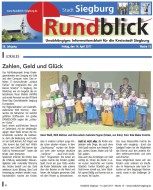2017.04.14 - Rundblick Siegburg KW15 - Zahlen, Geld und Glück - ZaGuG - Siegburg - VR-Bank Rhein-Sieg