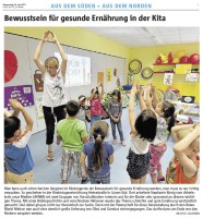 2017.06.22 - Ruhr Nachrichten - Bewußtsein für gesunde Ernährung in der Kita - Lünen - REWE PKDo