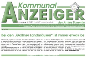 2017.07.14 - Kommunalanzeiger Zarrentin Nr. 07 - Bei den Galliner Landmäusen ist immer etwas los - GesErn - Gallin - BEHR AG