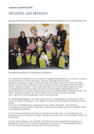 2019.05.02 - Amtsblatt Sulzfeld - Stiftung VoBa BB finanziert FFW für die Schulanfänger 2019 - ZaGuG - Sulzfeld - Volksbank Bruchsal-Bretten