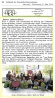 2019.05.23 - Amtsblatt der Gemeinde Oberderdingen - Zahlen, Geld und Glück - ZaGuG - Oberderdingen - Volksbank Bruchsal-Bretten